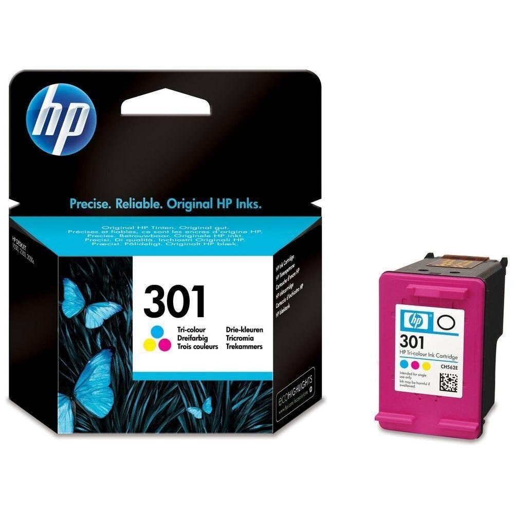 Cartus Original Pentru imprimantae HP 301 COLOR, CH562EE 3ML,Deskjet 1000, 1050, 1050 S,1055,1510, 2050, 2050 S,2510,2512,2514,2540,547,3055,3059,j310A,Envy 4500,4502,4507,5530,5539,Officejet 2620,2622,2624,4632,4630,4639,