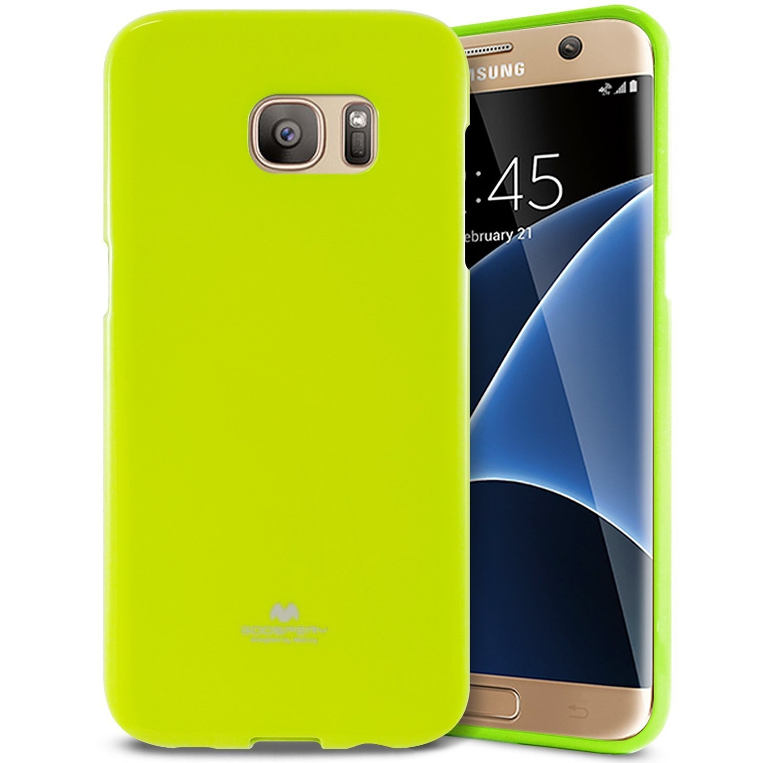 deficit satellite snow White Husa Silicon Jelly Mercury Goospery compatibila cu Samsung Galaxy S7 Edge,  Verde Lime - eMAG.ro