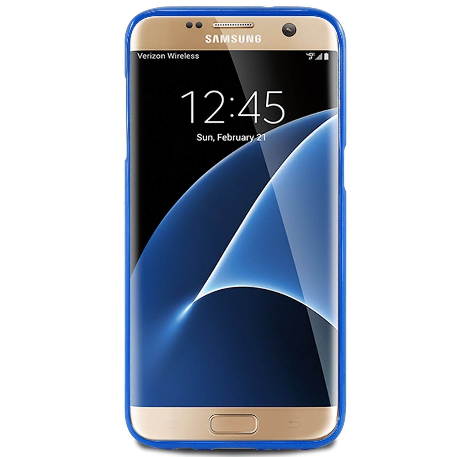 Husa Silicon Jelly Mercury Goospery Samsung Galaxy S7 Edge Blue