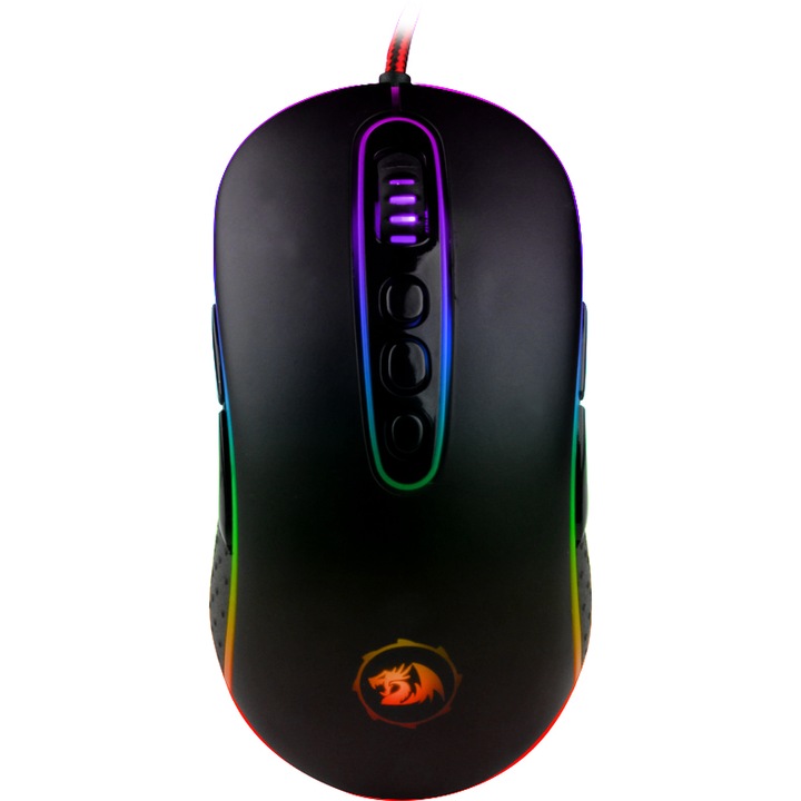 Mouse gaming Redragon Phoenix Chroma RGB, 10000 DPI, Negru