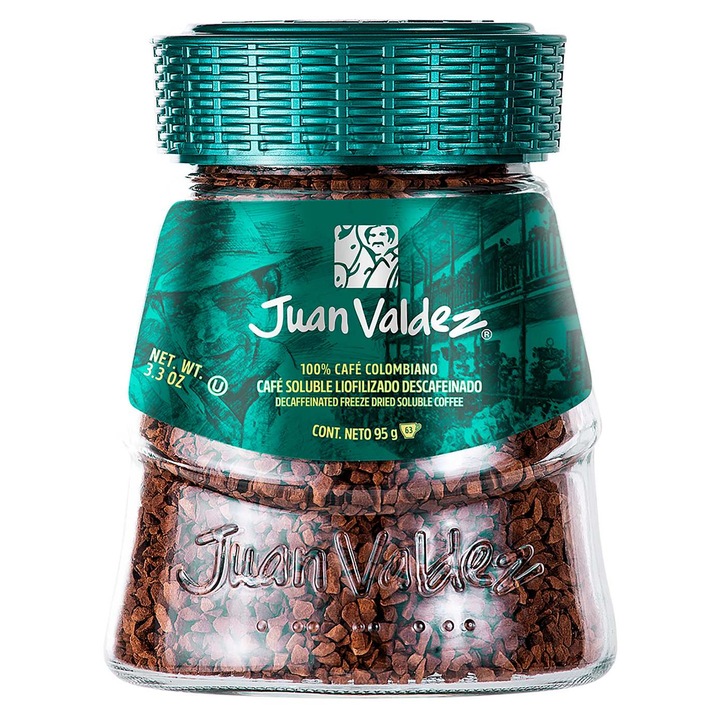 Cafea solubila liofilizata decofeinizata, 95 g