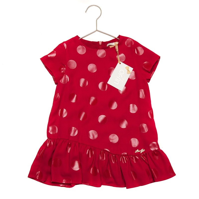 Rochita fete cu buline Liu Jo , rosu bordeaux, 2 ani, 92cm