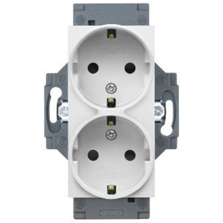 Двоен ключ Gewiss Dahlia GW35204W, Вградена