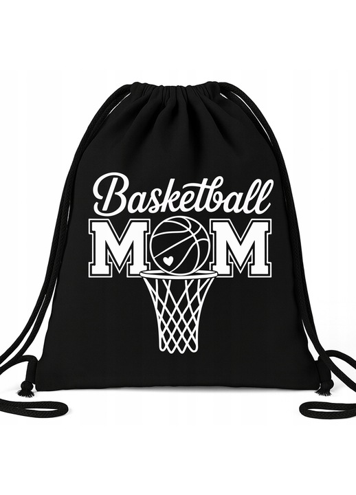 Чанта Раница EKO Черна BASKETBALL MOM - Пазаруване, Град, Училище