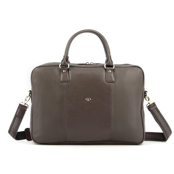 Servieta de dama HEXAGONA - piele naturala - culoare taupe Servieta de dama HEXAGONA - piele naturala - culoare taupe