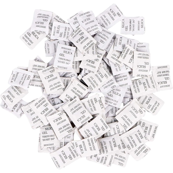 100 Plicuri Gel Silice 1g - Absorbtie Umiditate, Mirosuri, Mucegai