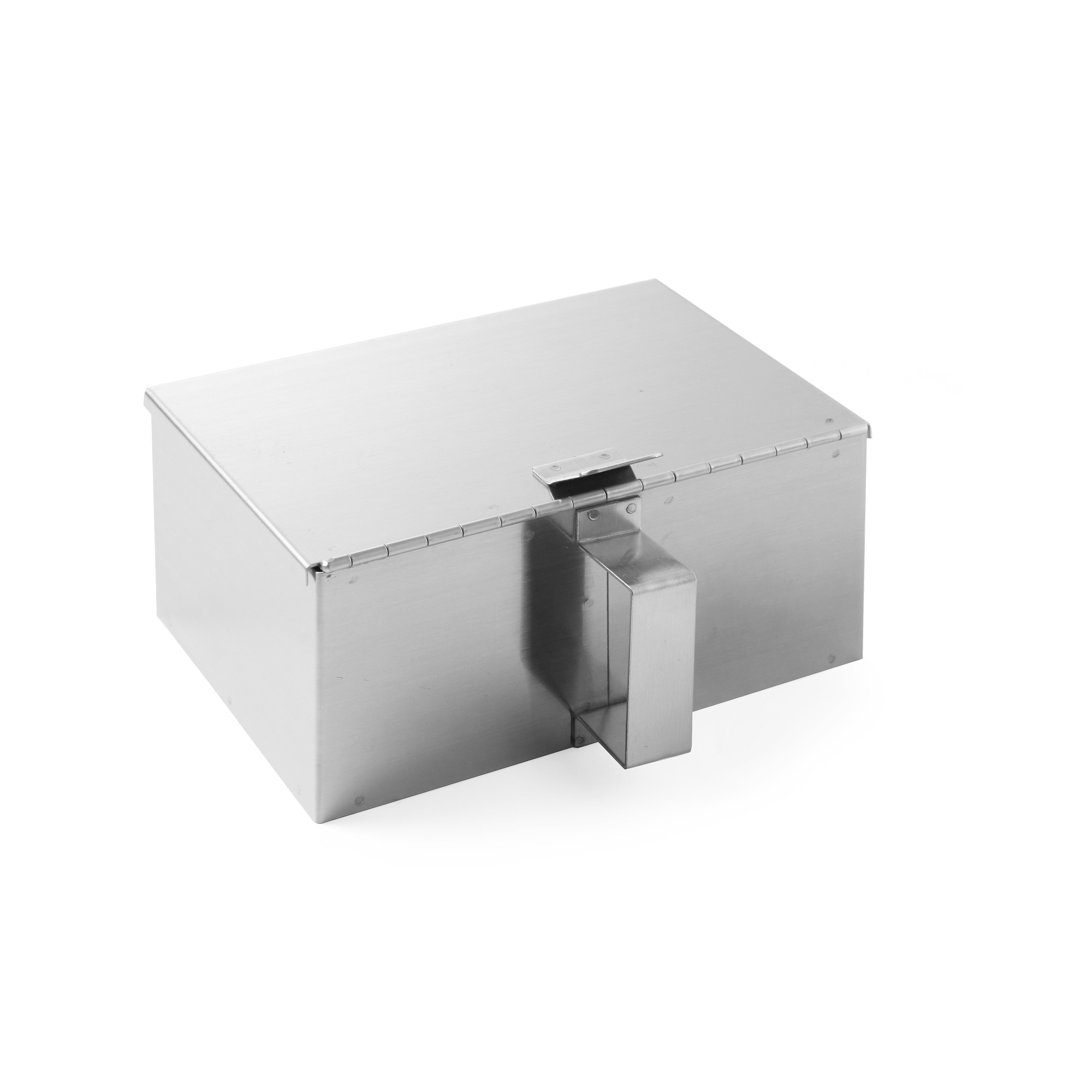 Colector scrum, inox, Hendi, 210x140x(H)90 mm, cu capac rabatabil