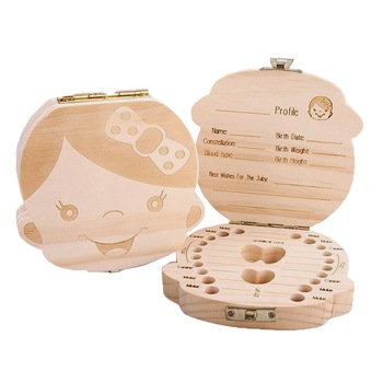 Cutiuta pentru primii dintisori si prima suvita a bebelusului - fata Cutiuta pentru primii dintisori si prima suvita a bebelusului - fata