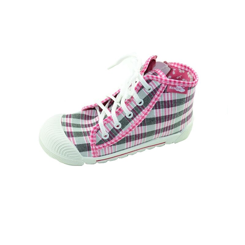 Bascheti din panza pentru fete Renbut, Gri