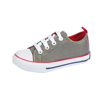 Tenisi din panza pentru baieti American Club LH16DSLN05-1m-G, Gri Tenisi din panza pentru baieti American Club LH16DSLN05-1m-G, Gri