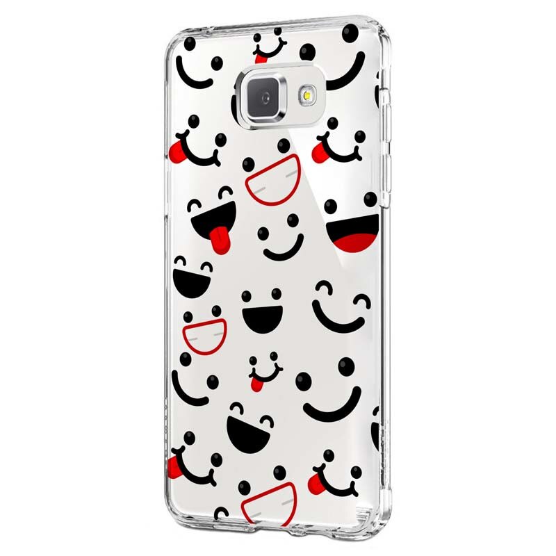 Husa Silicon, Transparent, 0.5MM, Emotion, Samsung Galaxy A3 2017