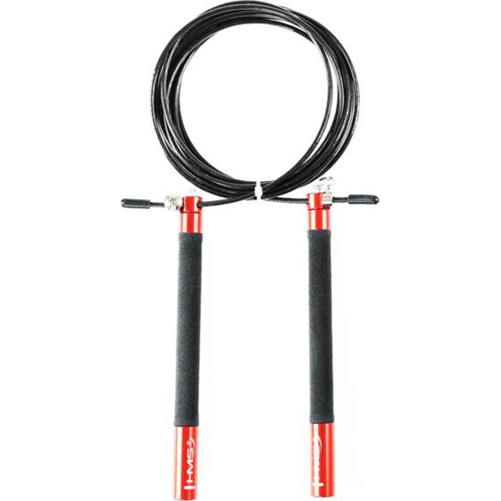 HMS SK45 Ugrókötél, állítható, 3 m, alumínium, fekete/ piros