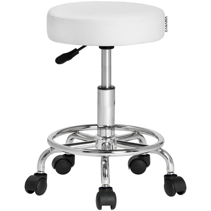 Scaun rotativ, inaltime reglabila, piele ecologica