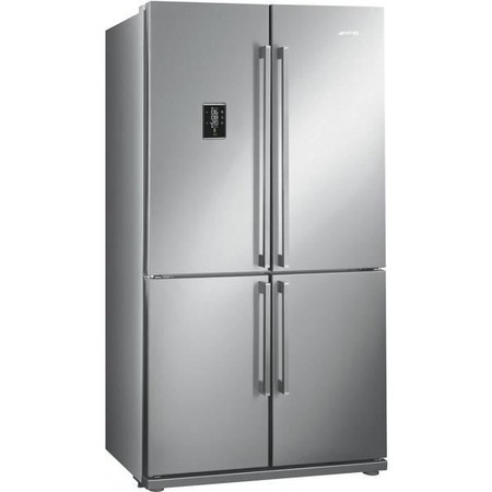 Side by side SMEG FQ60XPE, Clasa A+, 610 litri, Latime 92 cm, total No Frost, 4 usi, inox