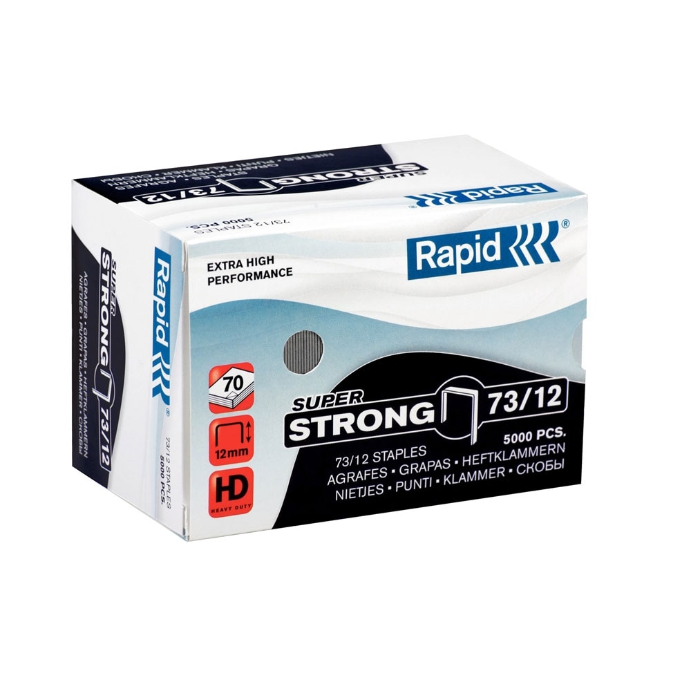 Capse 73/12 Rapid 5 000 buc/cutie SUPER STRONG, 24890800