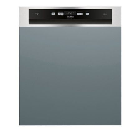Masina de spalat vase semi incorporabila Hotpoint HBO3C21WX, 14 seturi, 9 programe, 60cm, Clasa A++