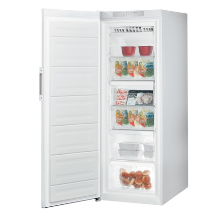 Congelator Indesit UI6F1TW, 222 l, 6 sertare, Clasa A+, No Frost, H 167 cm, Alb