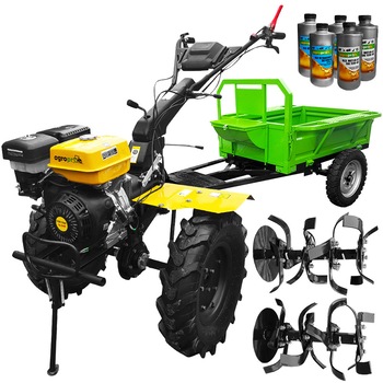 Pachet motocultor AgroPro Progarden HS 1100D motor 16 CP, 2+1 viteze de mers, senzor de ulei, pornire rapida, freze, remorca + Cadou 2l Ulei motor + 3l ulei transmisie AgroPro Pachet motocultor AgroPro Progarden HS 1100D motor 16 CP, 2+1 viteze de mers, senzor de ulei, pornire rapida, freze, remorca + Cadou 2l Ulei motor + 3l ulei transmisie AgroPro