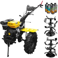 pachet motocultor agropro hs 1100d motor 16 cp 21 viteze de mers senzor de ulei pornire rapida freze roti cauciuc  5l ulei agropro imagen 59_0_
0