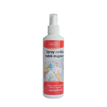 Spray Curatare Tabla Magnetica DACO, Cantitate 250 ml Spray Curatare Tabla Magnetica DACO, Cantitate 250 ml