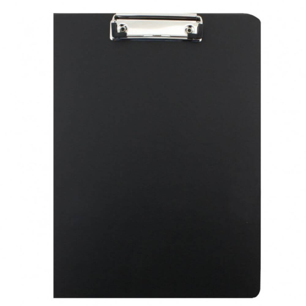 Clipboard A5 DACO Simplu, Negru, Material Plastic
