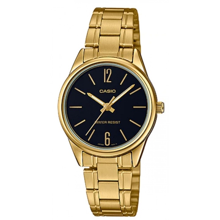 Дамски часовник Casio, Collection LTP-V0 LTP-V005G-1B, Аналогов