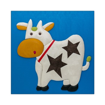 Tablou textura piele ecologica, lucrat manual , 3D, décor vacuta, 48x48 cm Tablou textura piele ecologica, lucrat manual , 3D, décor vacuta, 48x48 cm