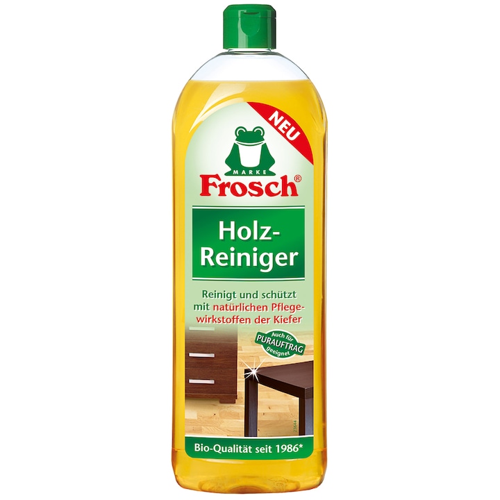Detergent pentru suprafete din lemn Frosch Pin, 0.75 l