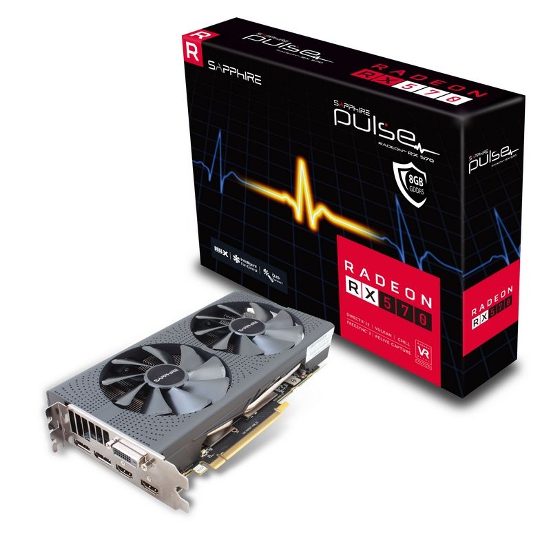 Placa video Sapphire Radeon RX570, 8GB GDDR5, 256-bit - eMAG.ro