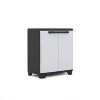 Dulap, Vestiar Cabinet, Depozitare Organizator, Plastic, Usi, Demontabil, 90 x 68 x 39cm