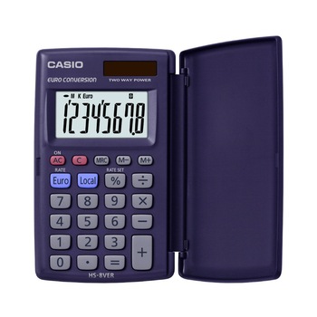 Calculator Casio Portabil 8 Dig Hs-8Ver Calculator Casio Portabil 8 Dig Hs-8Ver