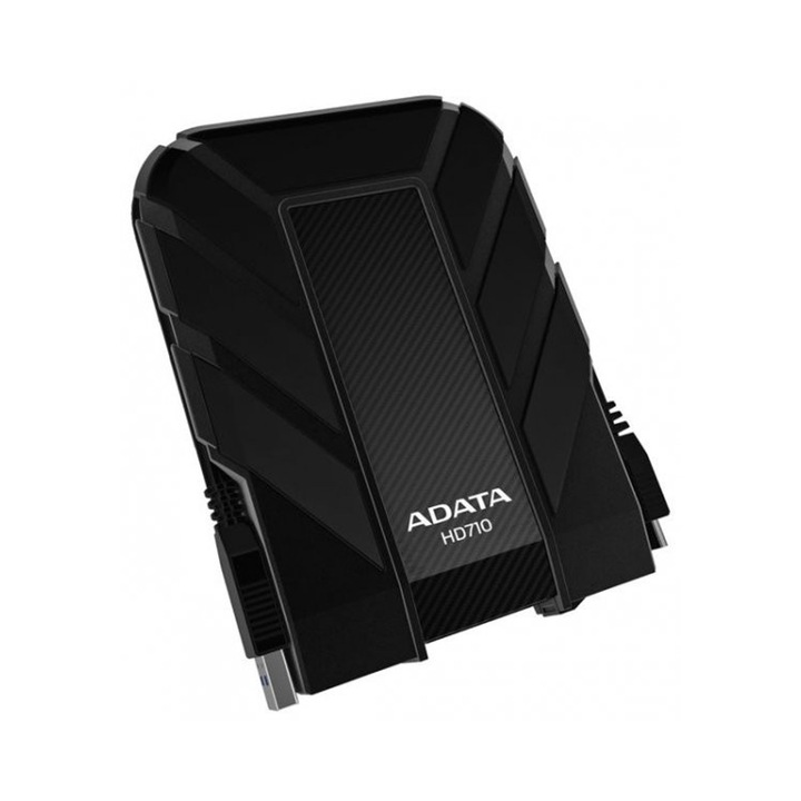 Външен хард диск ADATA Durable HD710 Pro 5TB, 2.5", USB 3.1, Черен