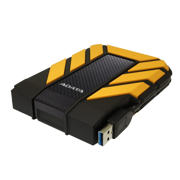 ADATA AHD710P 2,5" Külső merevlemez, 2TB, USB3.1, ütés és vízálló, sárga