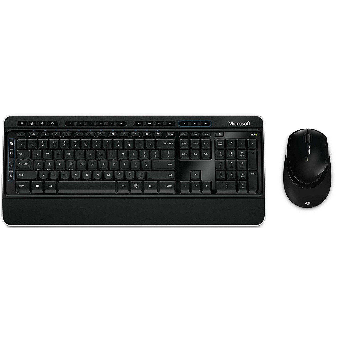 Безжичен комплект Microsoft Wireless Desktop 3000, USB, Черен MS WL ...