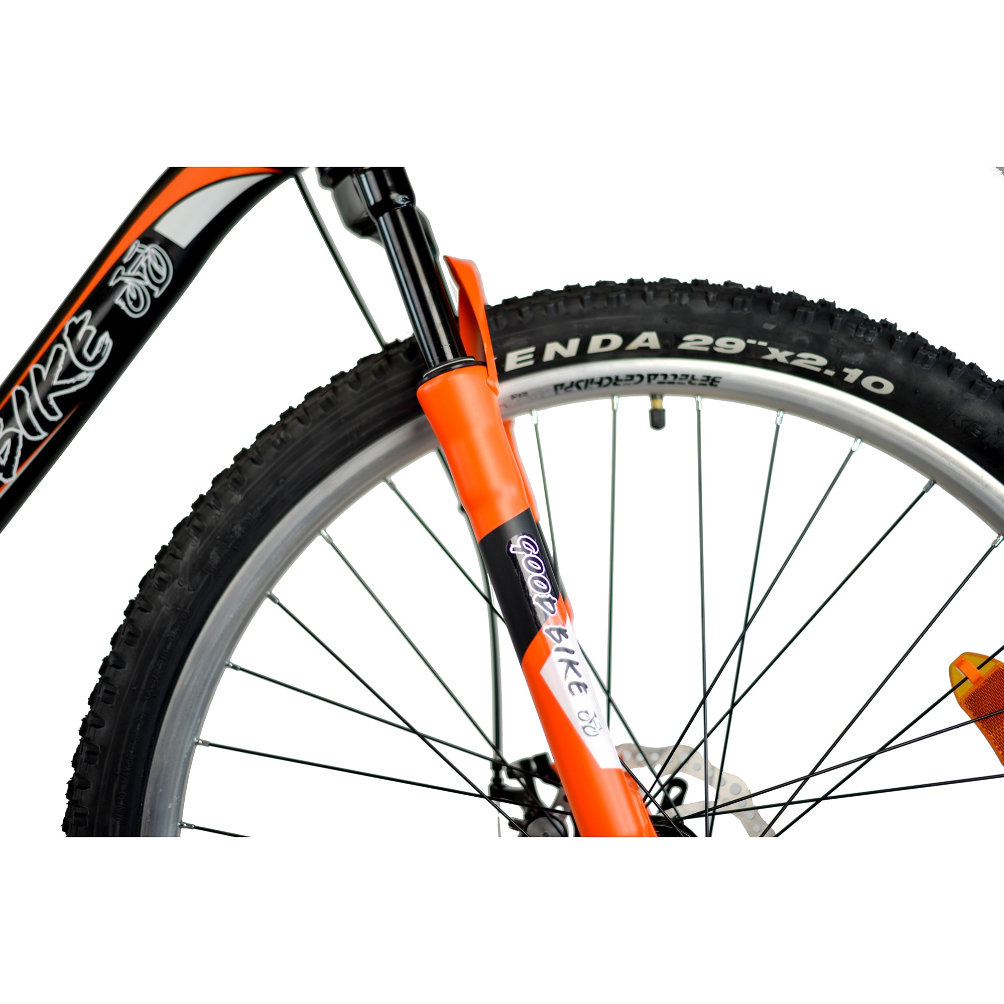 Bicicleta MTB 29-er Good Bike Alaska, Black/Orange, 51cm/L