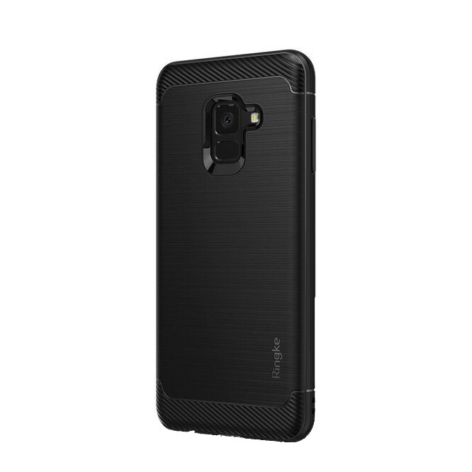 Husa de protectie Ringke Onyx pentru Samsung Galaxy A8 Plus 2018, Negru