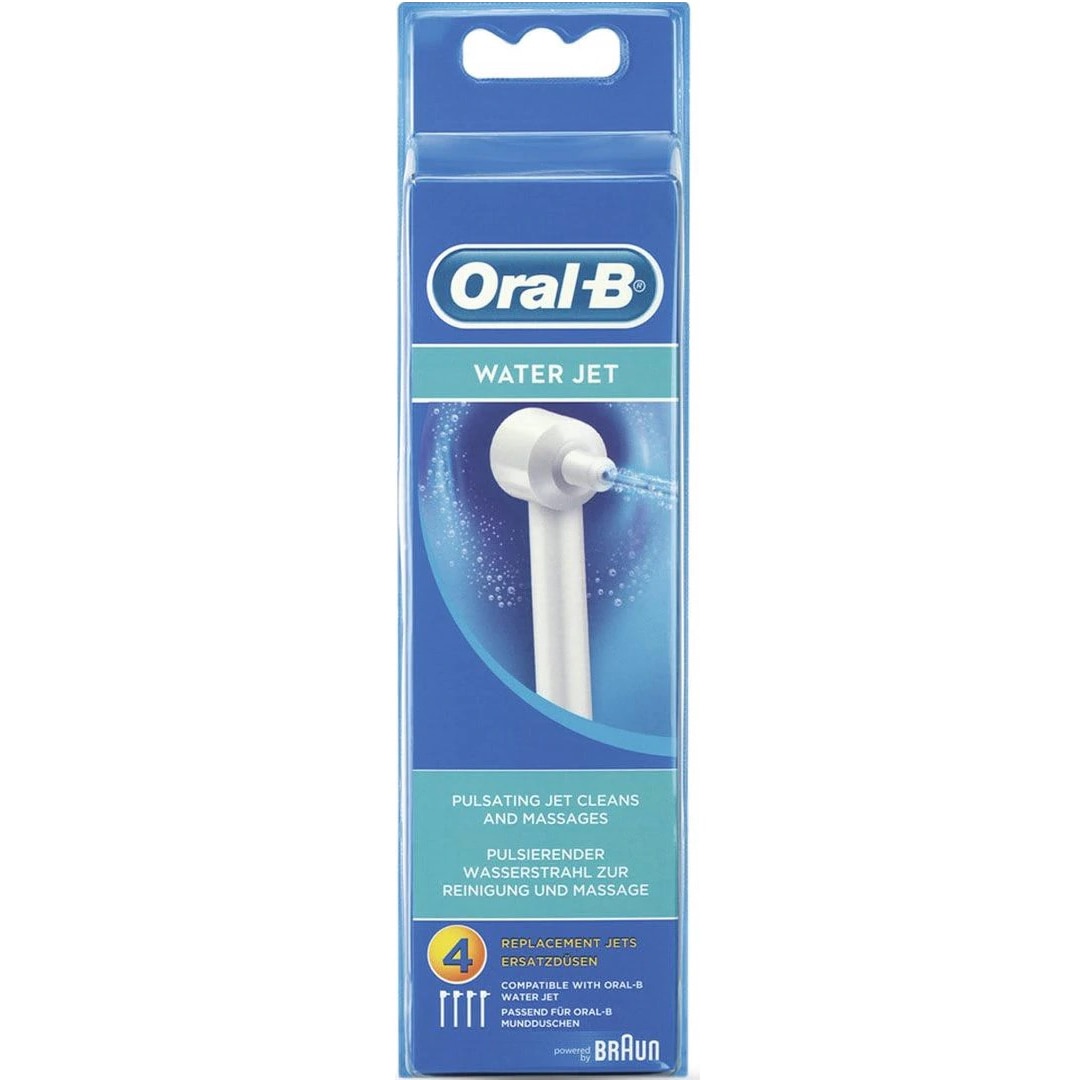 Set 4 capete de irigator bucal Oral-B WaterJet Alb