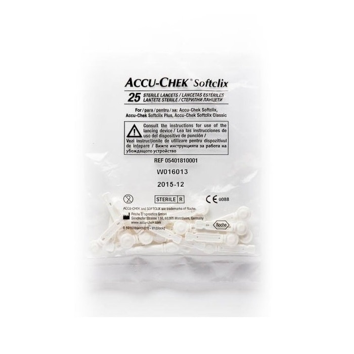 Ace Sterile Accu Chek Softclix, 25 buc