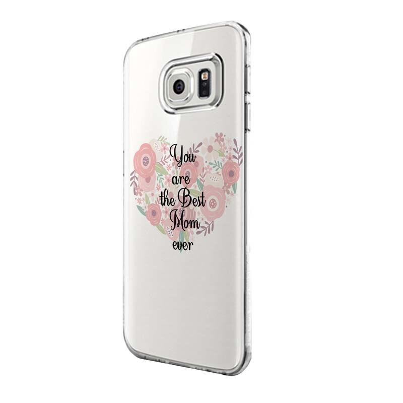 Husa Silicon, Transparent, Ultra Slim 0.3MM, Best Mom Ever, Samsung Galaxy S8 Plus