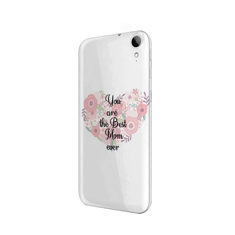 Husa Silicon, Transparent, Ultra Slim 0.3MM, Best Mom Ever, HTC Desire 825