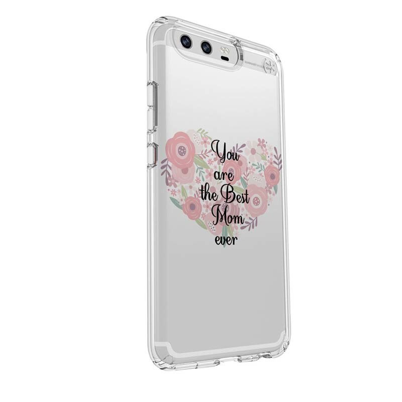 Husa Silicon, Transparent, Ultra Slim 0.3MM, Best Mom Ever, Huawei HONOR 9
