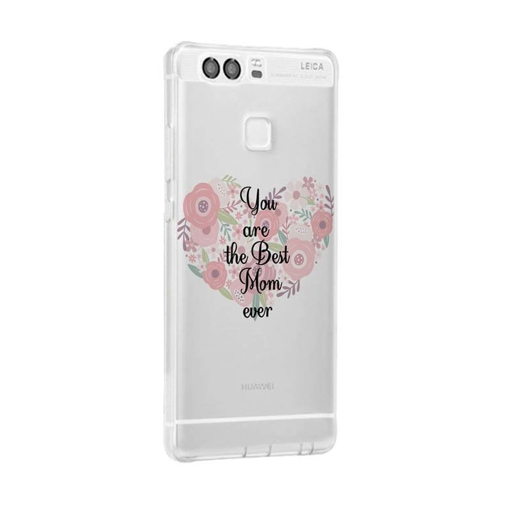 Силиконов калъф, прозрачен, ултра тънък 0,3 мм, най-добрата майка, Huawei P10 LITE