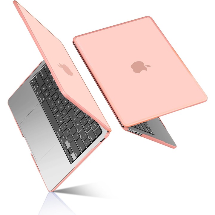 Carcasa BlueSwan pentru MacBook Air M4/M3/M2 13.6" - Roz Mat
