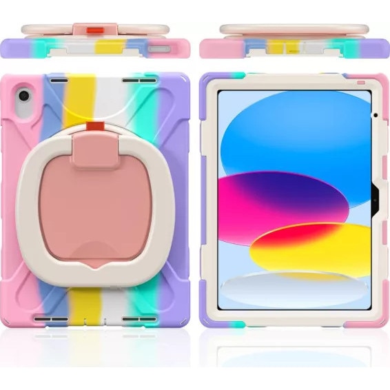 Husa fixGuard Bionic X-Armor 360 pentru Apple iPad 10 10 9" 2022 Baby Color