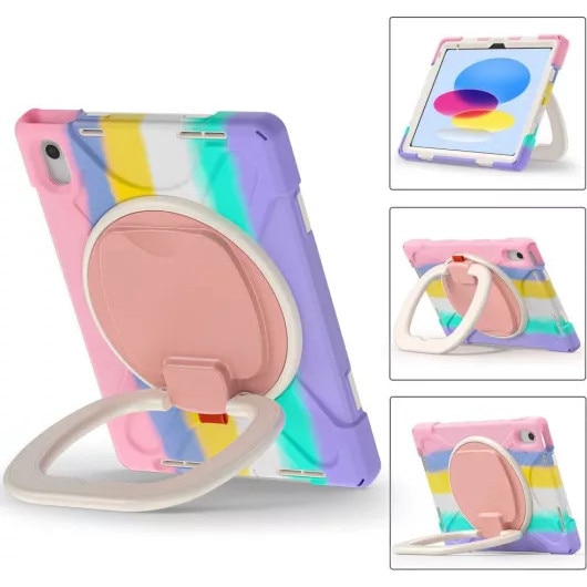 Husa fixGuard Bionic X-Armor 360 pentru Apple iPad 10 10 9" 2022 Baby Color