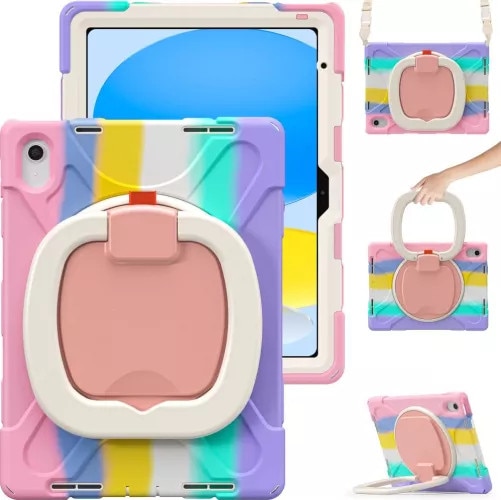 Husa fixGuard Bionic X-Armor 360 pentru Apple iPad 10 10 9" 2022 Baby Color