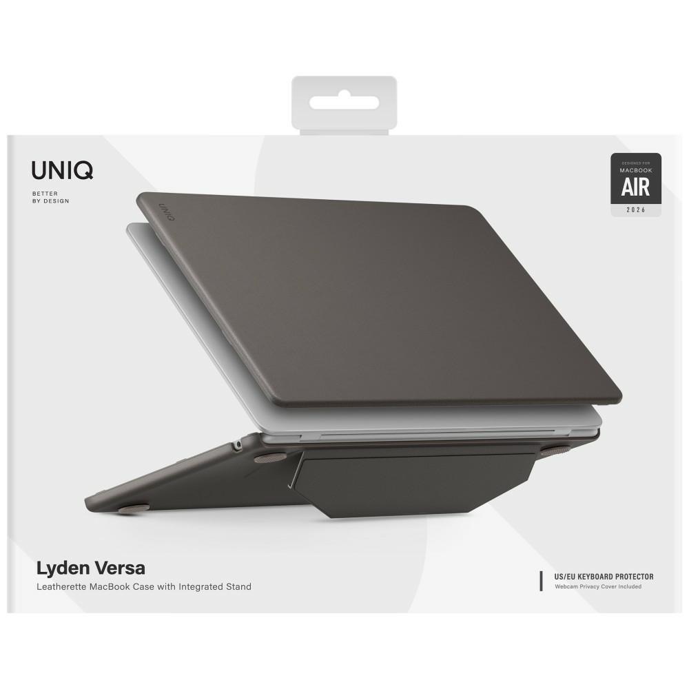 Carcasa laptop Uniq Lyden Versa compatibila cu MacBook Air 13, 2022-2026, Gri