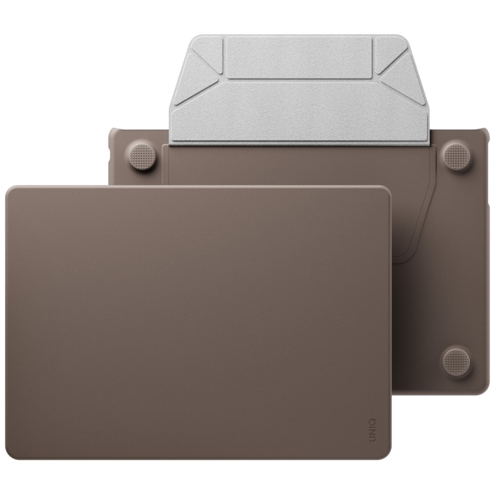 Carcasa laptop Uniq Lyden Versa compatibila cu MacBook Air 13, 2022-2026, Gri