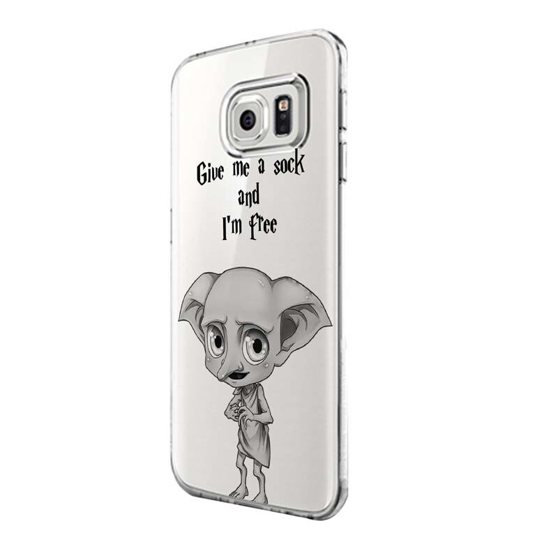 Husa Silicon, Transparent, Ultra Slim 0.3MM, Harry Potter - Dobby, Samsung Galaxy S8