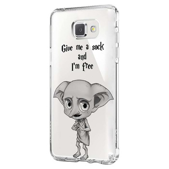 Husa Silicon, Transparent, Ultra Slim 0.3MM, Harry Potter - Dobby, Samsung Galaxy A3 2016 Husa Silicon, Transparent, Ultra Slim 0.3MM, Harry Potter - Dobby, Samsung Galaxy A3 2016